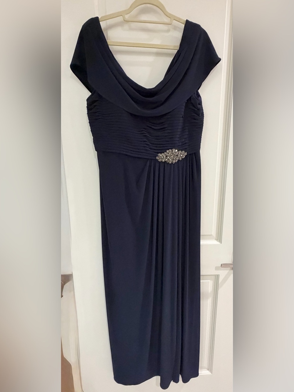 Alex Evenings Celeste A-Line Matte Jersey  Dress